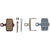 SRAM Level TL, T, Level, Level TLM B1, Ultimate B1, Avid Elixir and DB Disc Brake Pads (Organic, Steel Back)