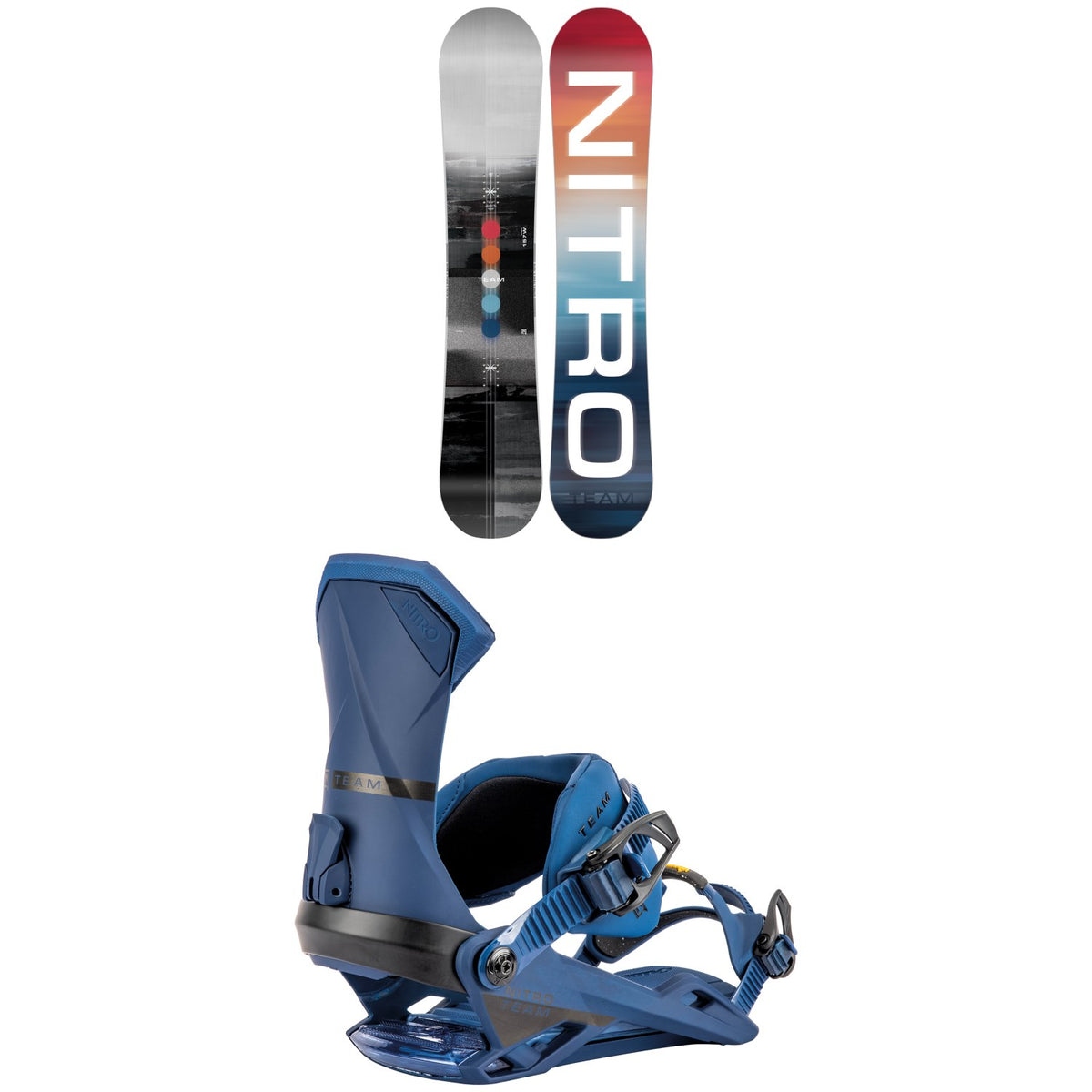 Nitro Team Snowboard + Team Snowboard Bindings 2023