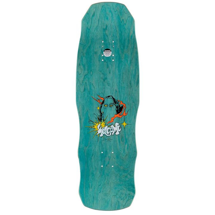 Welcome Horny on Dark Lord Neon Orange 9.75 Skateboard Deck