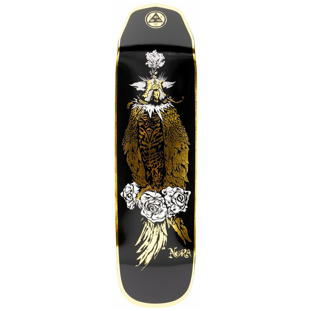 Welcome Peregrine on Wicked Queen Gold 8.6 Skateboard Deck