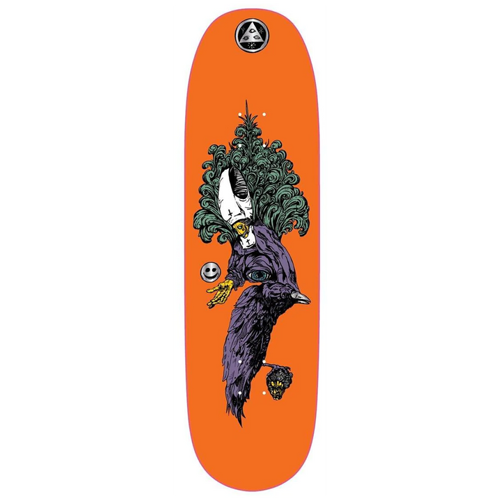 Welcome Tonight I'm Yours on Baculus 2 Orange 9.0 Skateboard Deck