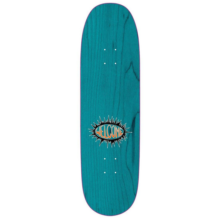 Welcome Tonight I'm Yours on Baculus 2 Orange 9.0 Skateboard Deck