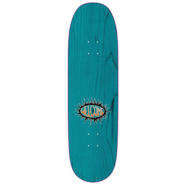 Welcome Tonight I'm Yours on Baculus 2 Orange 9.0 Skateboard Deck