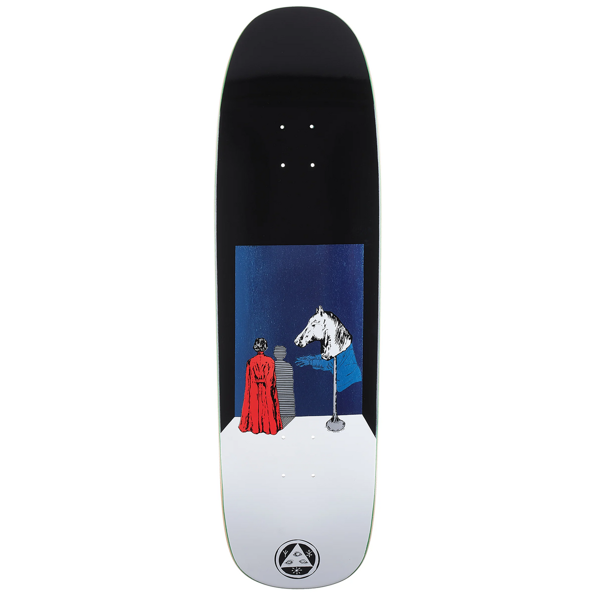 Welcome Haunted Horse on Golem 9.25 Skateboard Deck