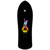 Welcome Miller Faces on Crossbone Black Dip 10.0 Skateboard Deck