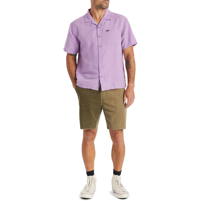 Brixton Madrid II Hemmed Shorts Mermaid/Military Olive Cord