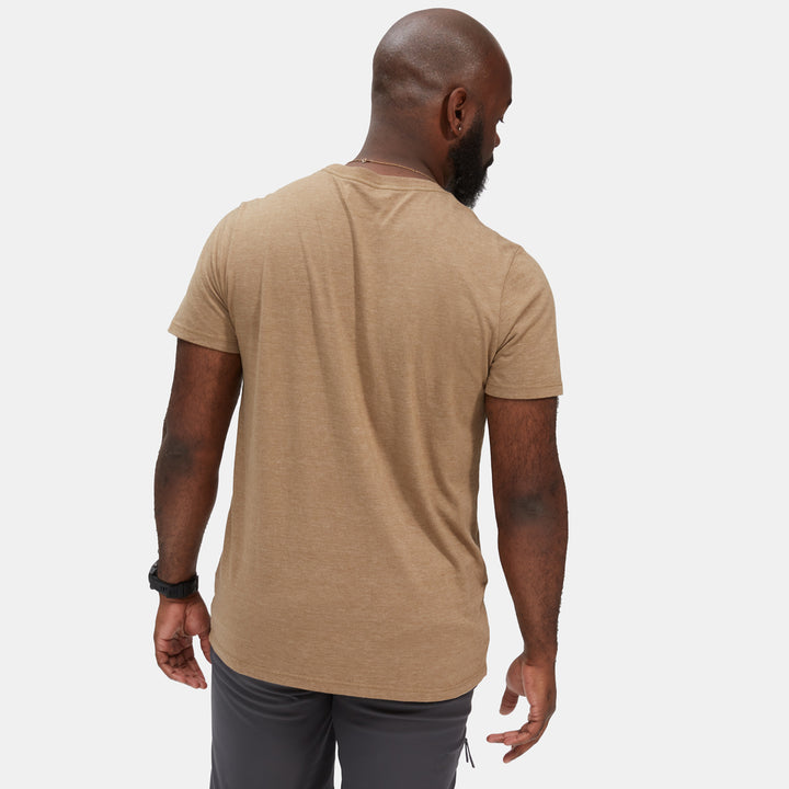 evo Triblend Crew T-Shirt British Khaki
