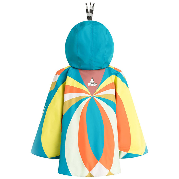 WeeDo funwear WOODY Bird Rain Cape - Kids' Multi Colored