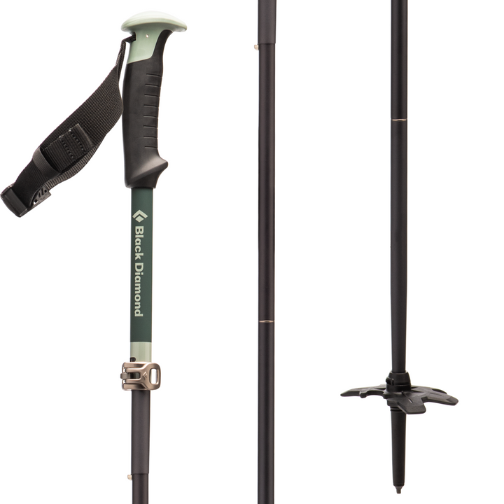 Spark R&D x Black Diamond Compactor Splitboard Poles 2023 Forest