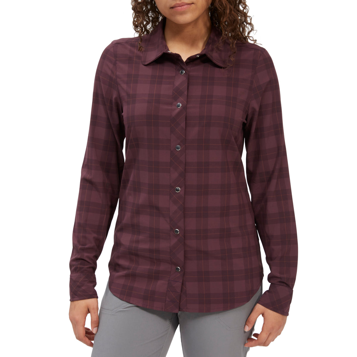 Flylow Dolly Shirt - Women's Elderberry (Plaid)