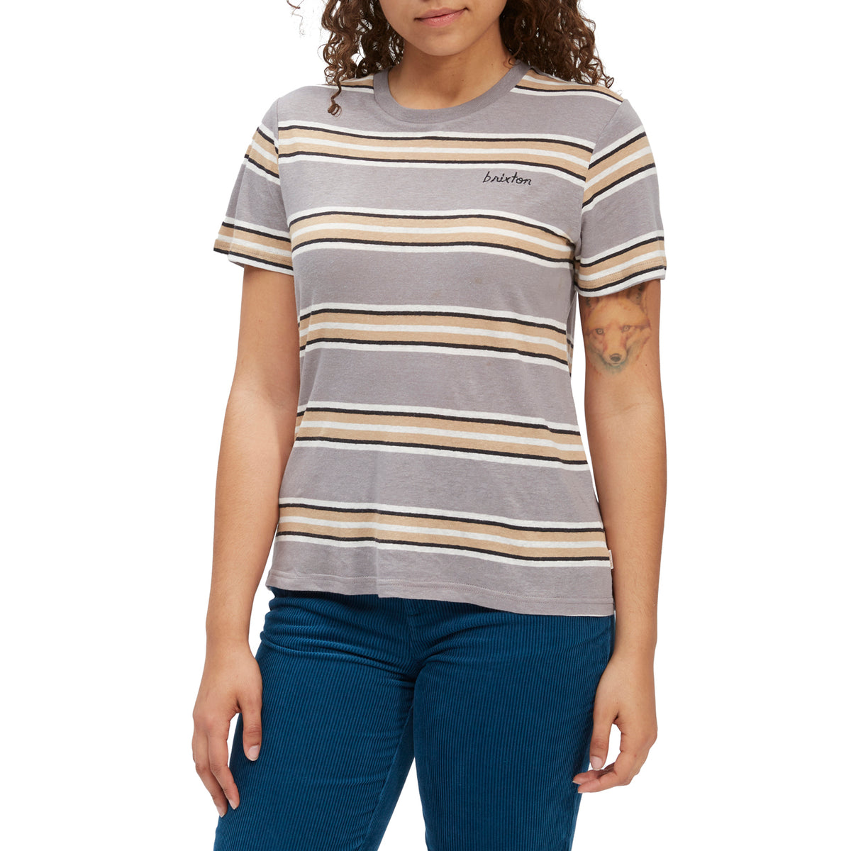 Brixton Hilt T-Shirt - Women's Heather Grey