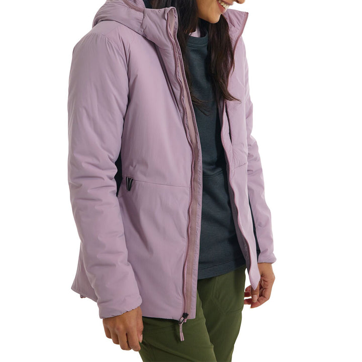 Burton Multipath Hooded Insulated Jacket - Women's Elderberry/True Black