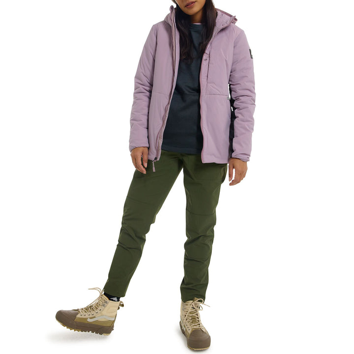 Burton Multipath Hooded Insulated Jacket - Women's Elderberry/True Black