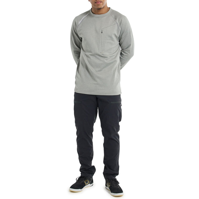 Burton Multipath Grid Crewneck - Men's Sharkskin
