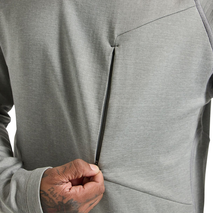 Burton Multipath Grid Crewneck - Men's Sharkskin