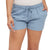 Patagonia Island Hemp Baggies Shorts - Women's Small Currents/Light Plume Grey