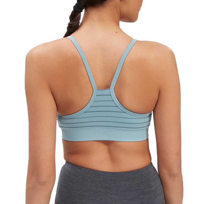 Patagonia Active Mesh Bra - Women's Sentinel Stripe/Upwell Blue