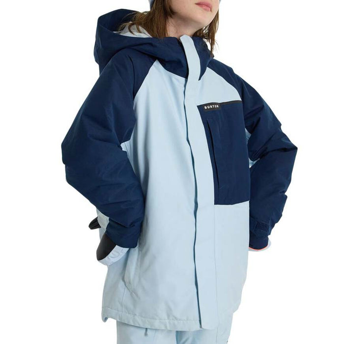Burton GORE-TEX Powline 2L Jacket - Kids' Dress Blue/Ballad Blue