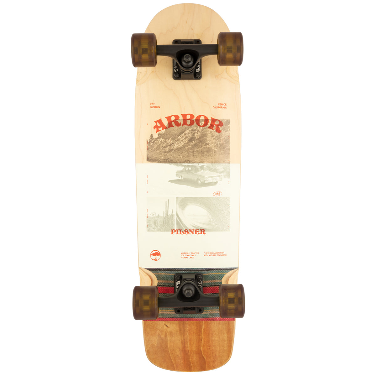 Arbor Pilsner Photo Cruiser Skateboard Complete