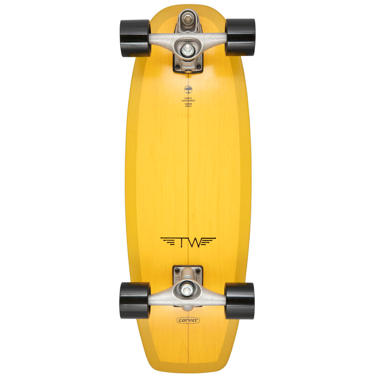 Arbor Warren Shaper Skatesurf Longboard Complete