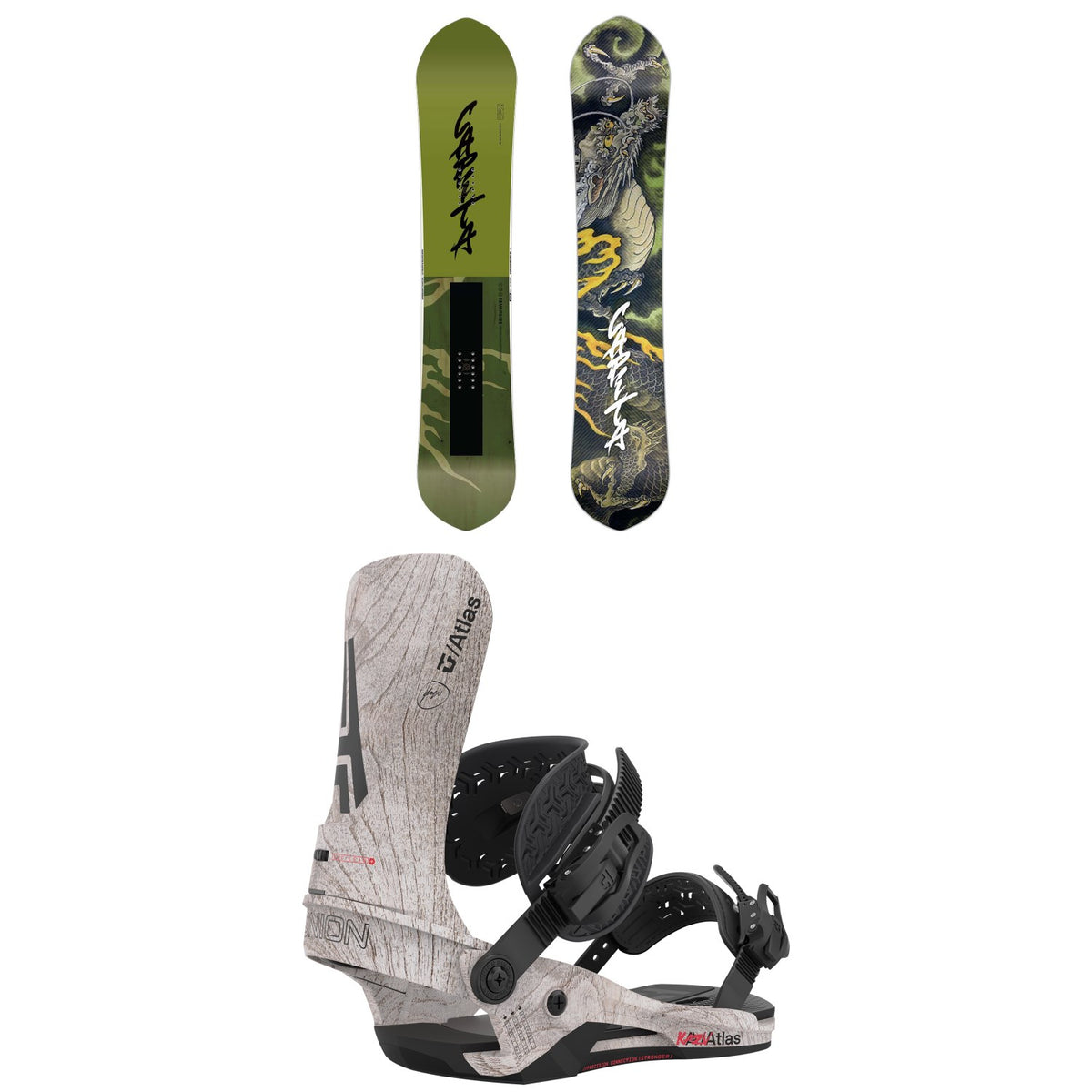 CAPiTA Kazu Kokubo Pro Snowboard + Union Atlas Snowboard Bindings 2023