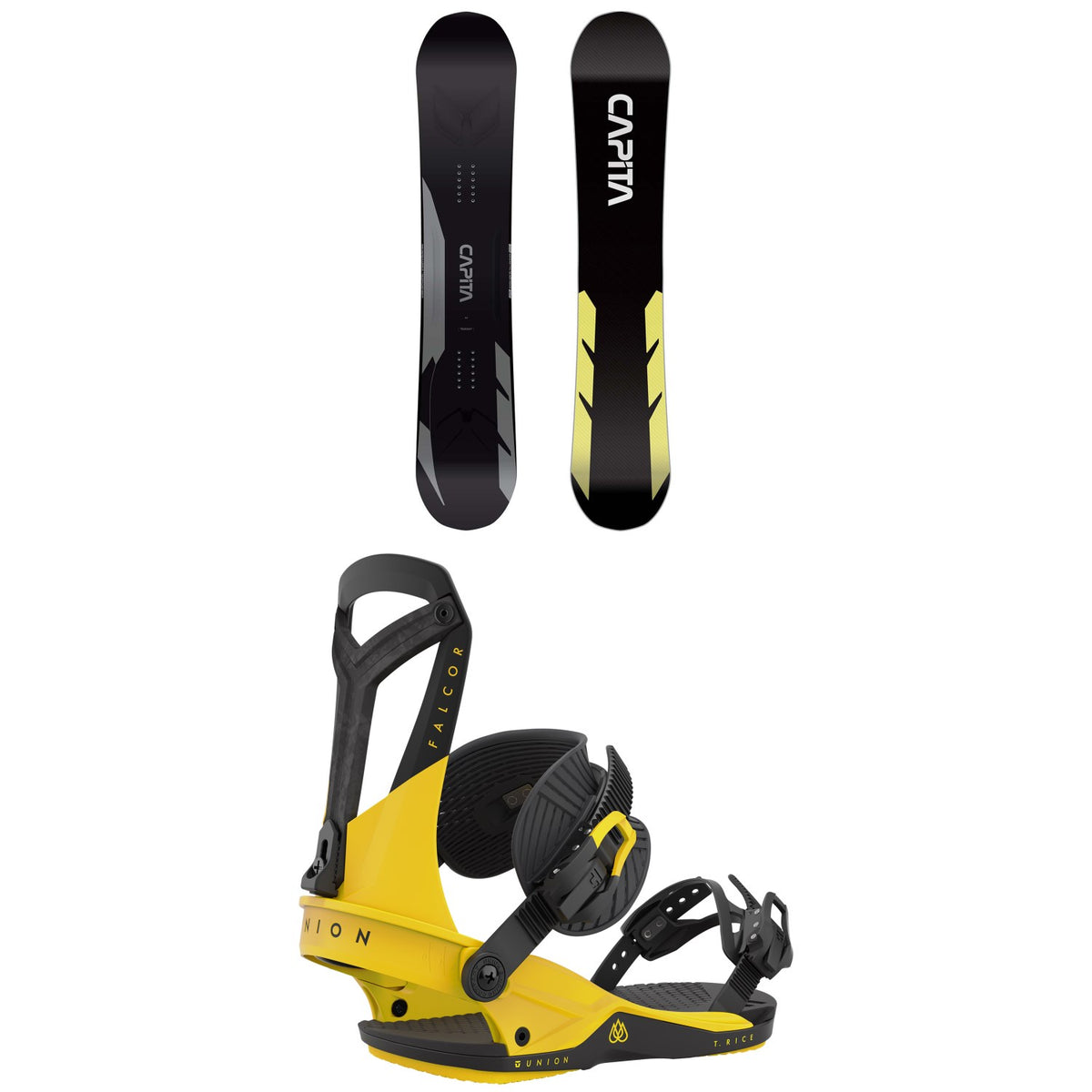 CAPiTA Mega Mercury Snowboard + Union Falcor Snowboard Binding 2023