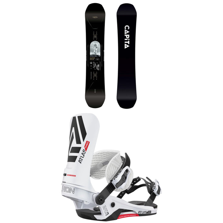 CAPiTA Super DOA Snowboard + Union Atlas Pro Snowboard Bindings 2023