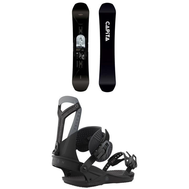 CAPiTA Super DOA Snowboard + Union Falcor Snowboard Binding 2023