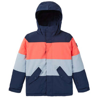 Burton Symbol Jacket - Boys' Dress Blue/Tetra Orange/Ballad Blue::Dress Blue/Tetra Orange/Ballad Blue