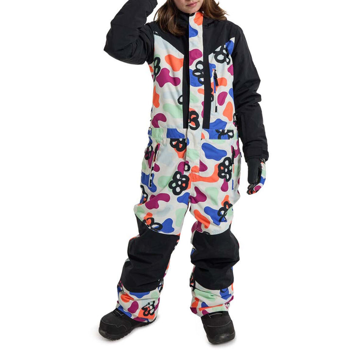 Burton 2L One Piece - Kids' True Black/Flora Mirage