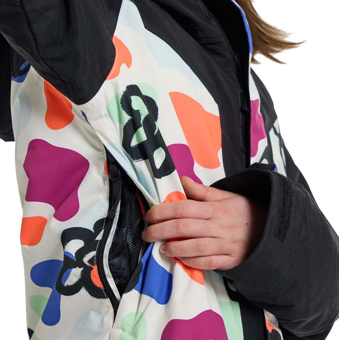 Burton 2L One Piece - Kids' True Black/Flora Mirage