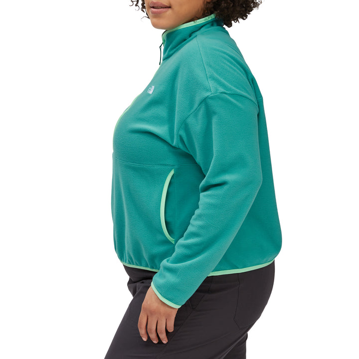 The North Face TKA Glacier Crop Fleece - Women's Porcelain Green