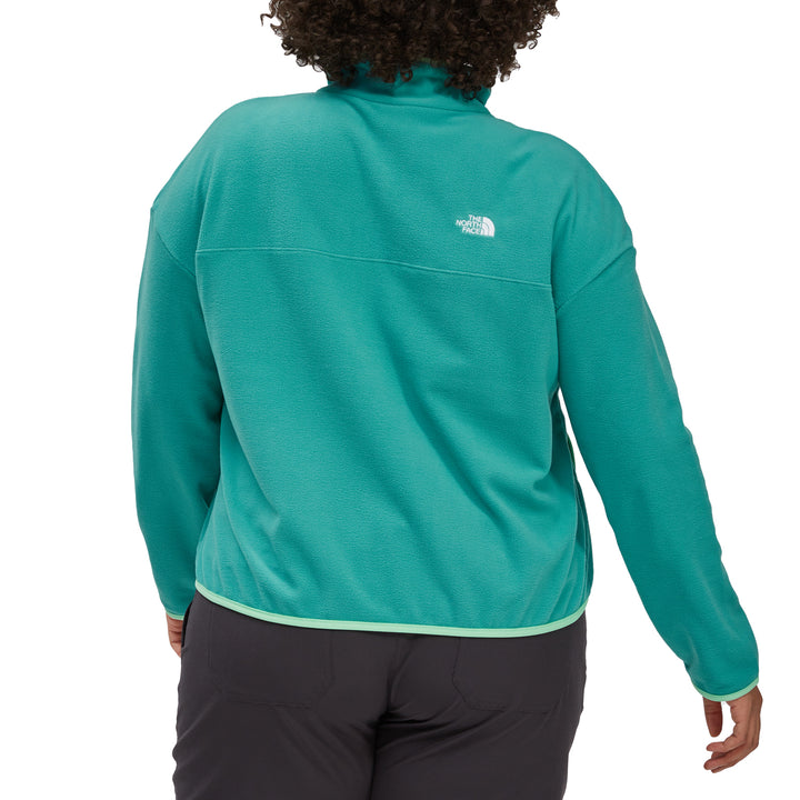 The North Face TKA Glacier Crop Fleece - Women's Porcelain Green