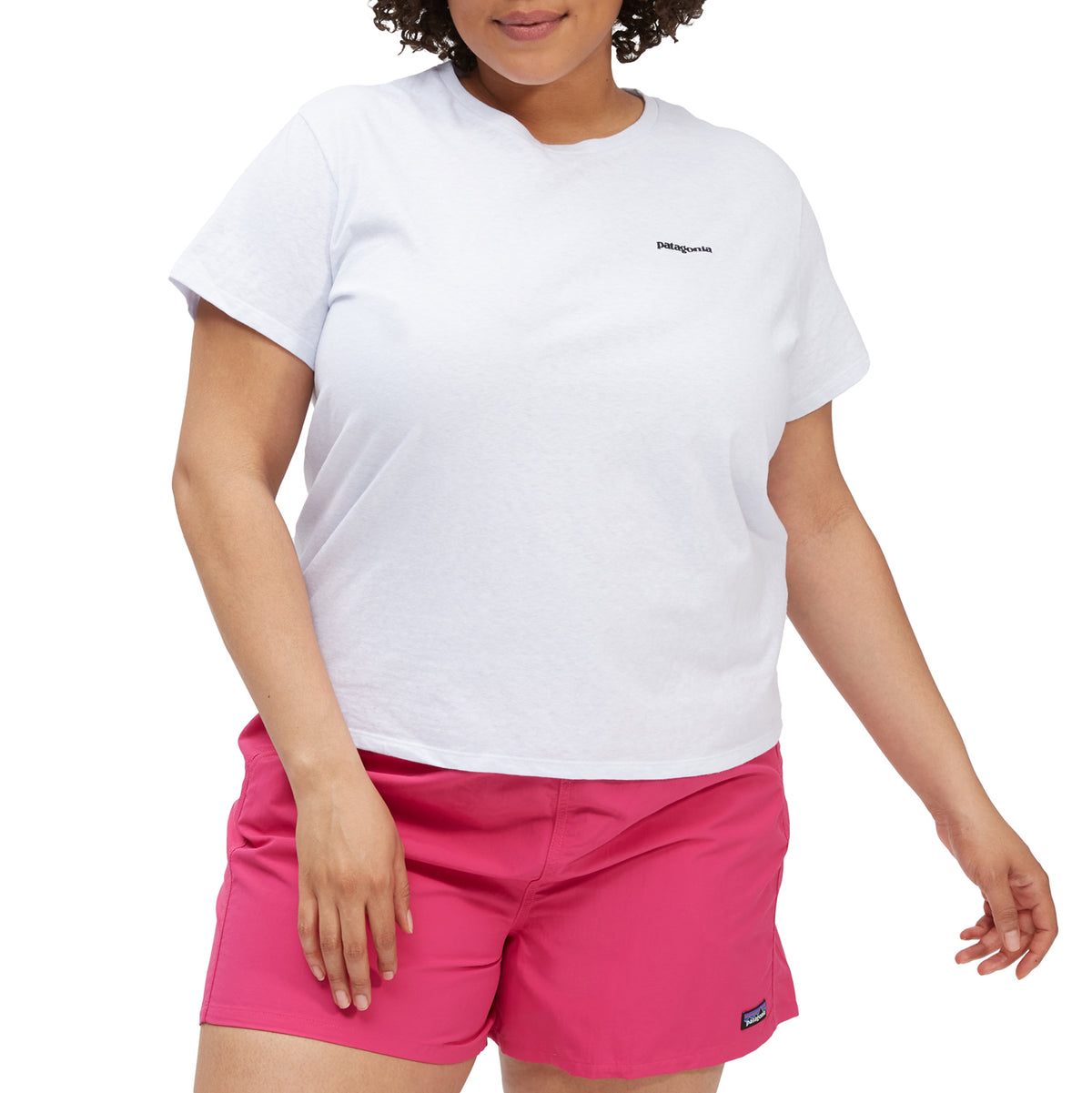 Patagonia P-6 Logo Responsibili T-Shirt - Women's White