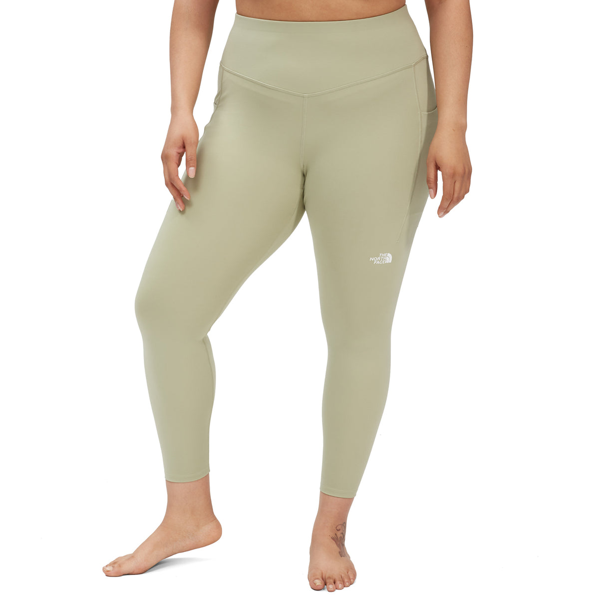 The North Face Midline High-Rise Pocket Plus Size Leggings - Women's Tea Green