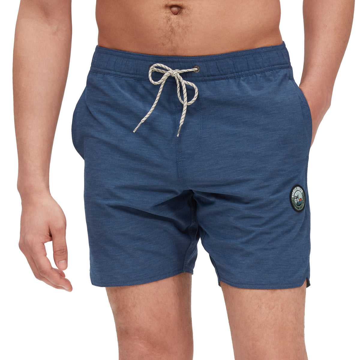 Vissla Solid Sets 17.5" Ecolastic Trunks - Men's Dark Denim