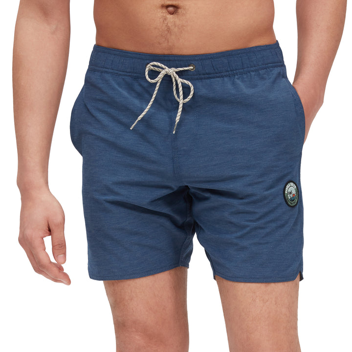 Vissla Solid Sets 17.5" Ecolastic Trunks - Men's Dark Denim