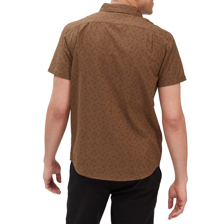 RVCA That'll Do Dobby Short-Sleeve Shirt - Men's Tobacco