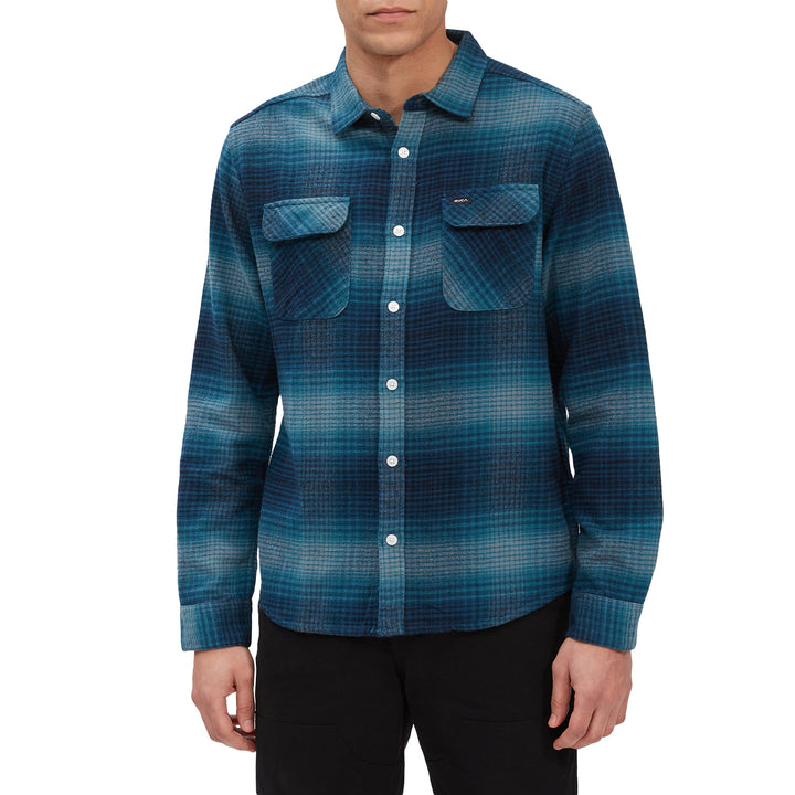 RVCA Balance Flannel - Men's Horizon Blue