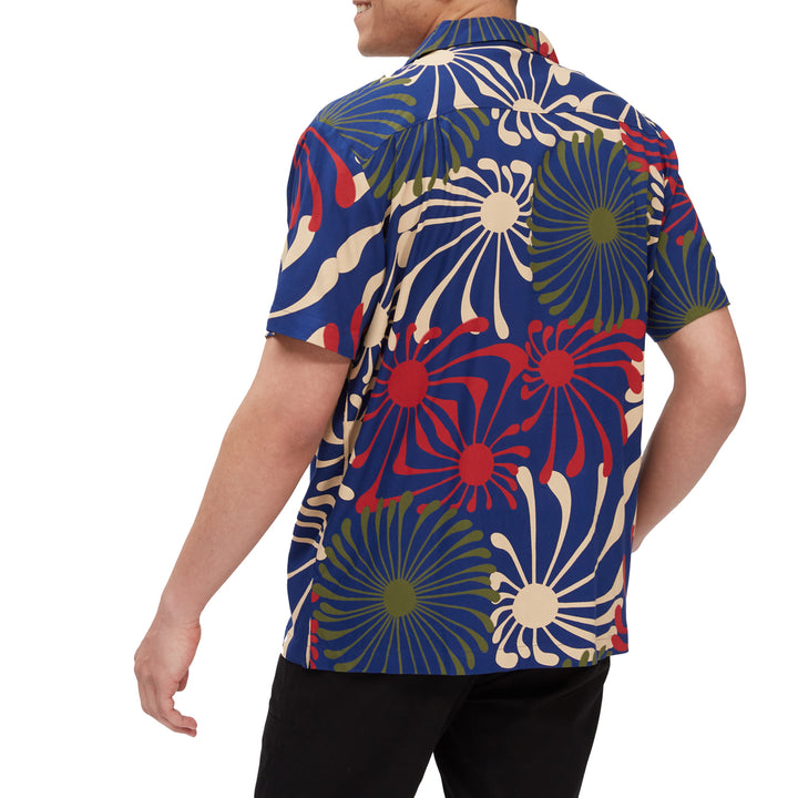Dark Seas Prankster Short-Sleeve Shirt - Men's Navy
