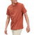 Rhythm Classic Linen Short-Sleeve Shirt - Men's Baked Clay