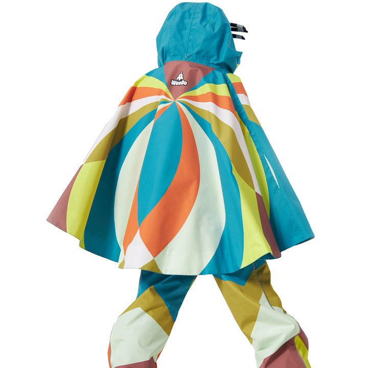 WeeDo funwear WOODY Bird Rain Cape - Kids' Multi Colored