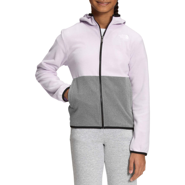 The North Face Glacier Full Zip Hooded Jacket - Kids' Lavender Fog