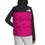 The North Face 1996 Retro Nuptse Vest - Kids' Fuschia Pink TNF Tossed Around Logo Small Print