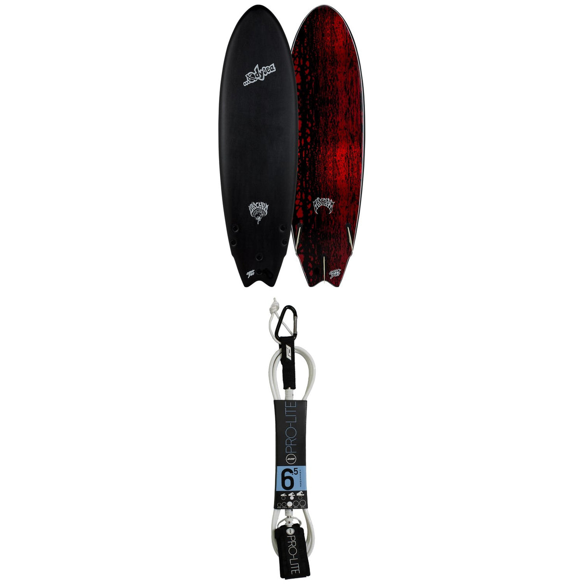 Catch Surf Odysea x Lost RNF 6'5" Surfboard + Pro-Lite 6.5' FreeSurf Surfboard Leash