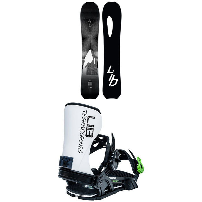 Lib Tech T.Rice Orca Snowboard + Bent Metal Transfer Snowboard Bindings 2023
