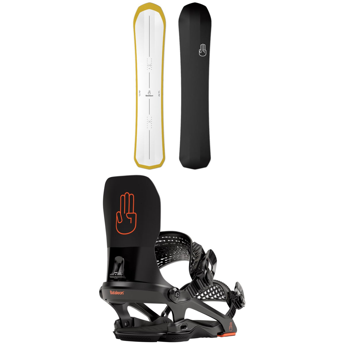 Bataleon Carver Snowboard + Blaster Fullwrap Snowboard Bindings 2023