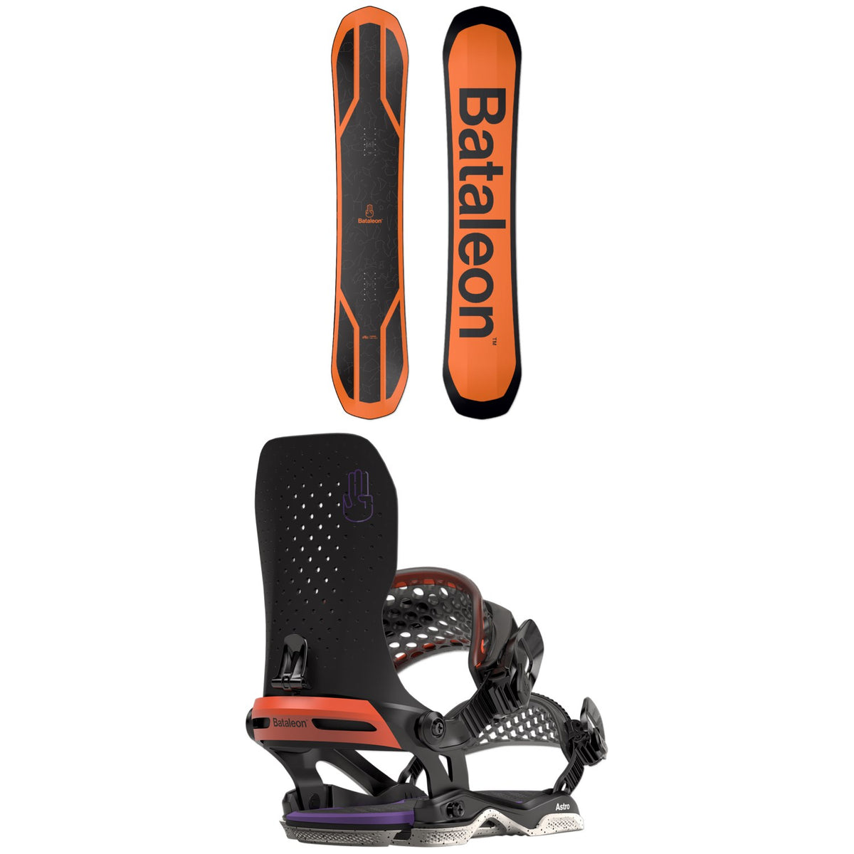 Bataleon Goliath Snowboard + Astro Asymwrap Snowboard Bindings 2023