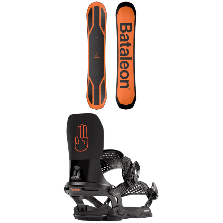 Bataleon Goliath Snowboard + Blaster Asymwrap Snowboard Bindings 2023