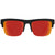 Spy Discord 5050 Sunglasses Soft Matte Black Translucent Orange/Happy Gray Green